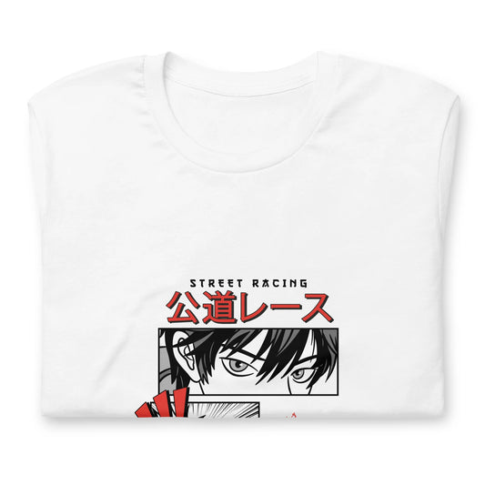 Anime Street Racing Unisex Car T-Shirt