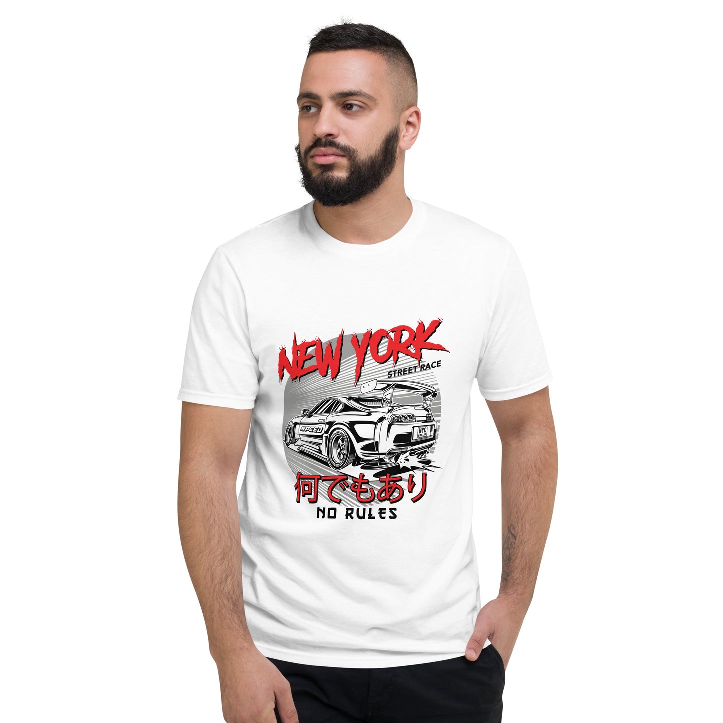 NY Street Race Unisex Car T-Shirt